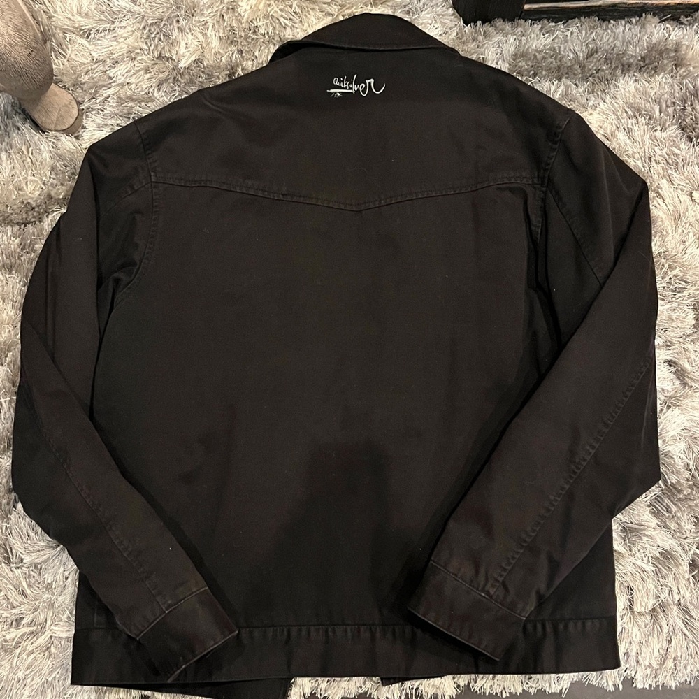 QUIKSILVER- Men's Black  fleece lined Jacket Size M - Picture 6 of 9